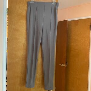 Forever 21 High Waited Pleated Leggings, Taupe, Size L